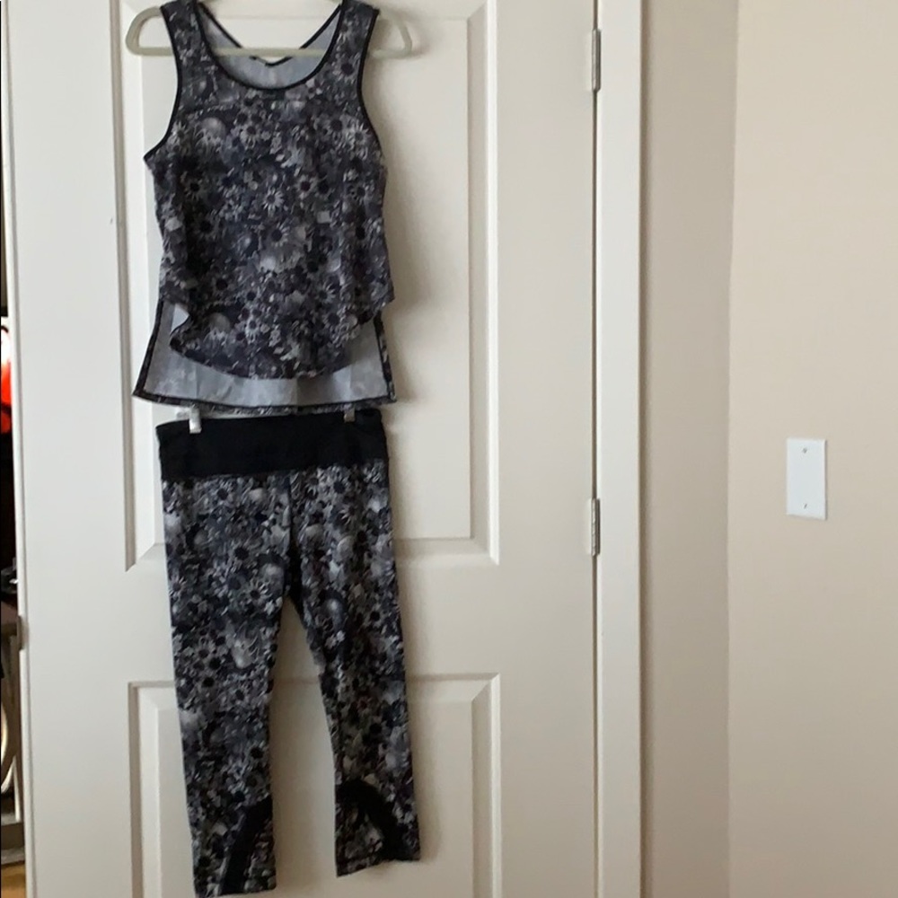Lululemon top & Capri length bottoms
